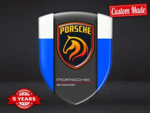 Porsche Autocollants Auto Affaires Course Design Qualité